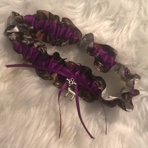 Camo and purple Garter